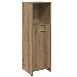 vidaXL Badschrank Artisan-Eiche 30x30x95 cm Holzwerkstoff