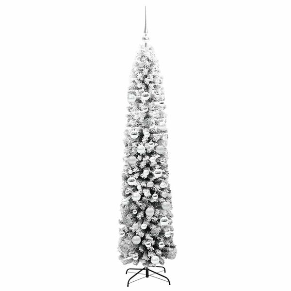 vidaXL Künstlicher Weihnachtsbaum mit 300 LEDs mit Ständer Grün 180 cm