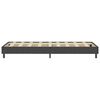 vidaXL Boxspring-Bettgestell Grau Stoff 100x200 cm