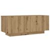 vidaXL TV-Schrank mit LED-Leuchten Artisan-Eiche 260x35x40 cm