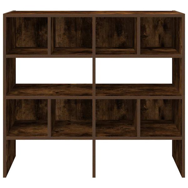 vidaXL Schuhregale 2 Stk. Stapelbar R&auml;uchereiche 89,5x30x40 cm