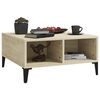 vidaXL Couchtisch Sonoma-Eiche 60x60x30 cm Holzwerkstoff