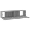 vidaXL TV-Wandschrank Grau Sonoma 120x30x30 cm Holzwerkstoff