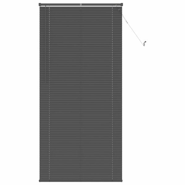 vidaXL Venetianer Jalousie Verstellbar Silber Grau 213 x 70 cm PVC