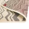 vidaXL Teppich Modern Zickzack-Design 80 x 150 cm Beige/Grau