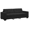vidaXL 2-teiliges Sofa-Set mit Kissen, schwarzer Samt