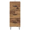 vidaXL Sideboard Altholz 34 x 34,5 x 90 cm Holzwerkstoff