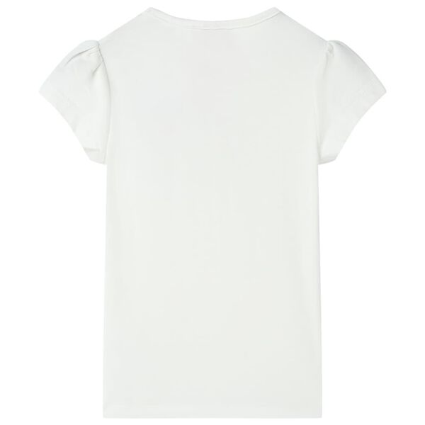 Kinder-T-Shirt Ecru 116