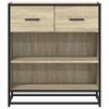 vidaXL Sideboard Sonoma-Eiche 68x35x76 cm Holzwerkstoff
