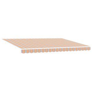 vidaXL Ausziehbare Markise Mehrfarbig 450 x 300 cm Stoff und Aluminium