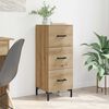 vidaXL Sideboard Artisan-Eiche 34,5 x 34 x 90 cm Holzwerkstoff