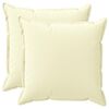 vidaXL Kissenbezug 2 stk. HOUTEN Creme 55 x 55 cm Polyester