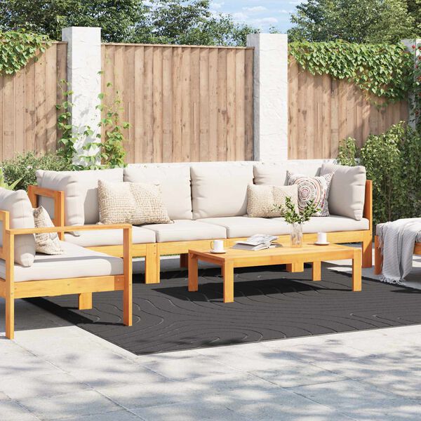 vidaXL Bereichsteppiche Quadratisch Anthrazit 240 x 240 cm