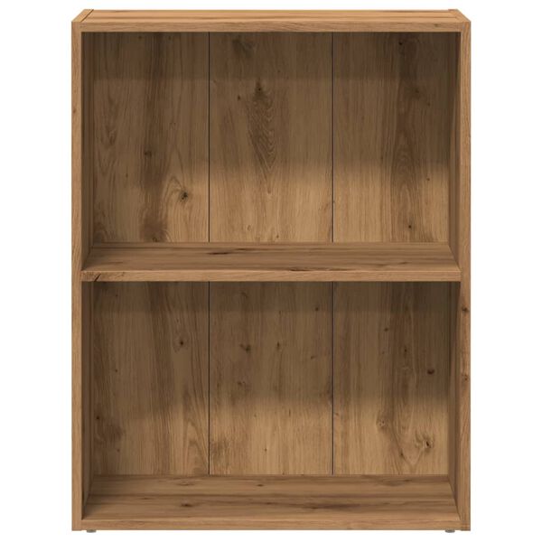 vidaXL B&uuml;cherregal Artisan-Eiche 60x30x77 cm Holzwerkstoff