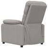 vidaXL Massagesessel Taupe Stoff