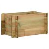 vidaXL Garten Hochbeet Gr&uuml;n 80 x 80 x 32 cm Massives Kiefernholz
