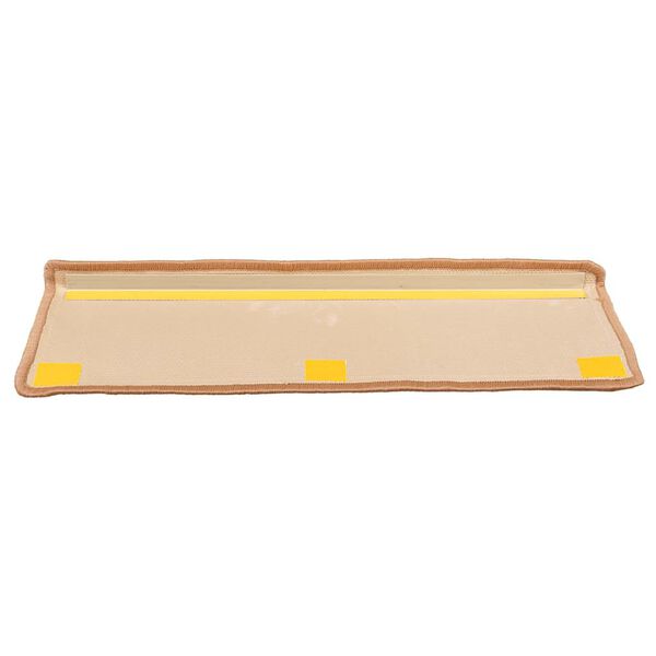 vidaXL Stufenmatten Selbstklebend 10 Stk. 65x21x4 cm Beige