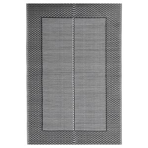 vidaXL Outdoor-Teppich ARAKIL Schwarz 140x200 cm PP