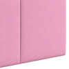 vidaXL H&auml;ngevorderseite Wandmontiert Rosa 90 x 55 x 5 cm Stoff