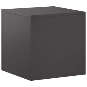 vidaXL Pflanzenst&auml;nder Schwarz 40 x 40 x 40 cm Stahl
