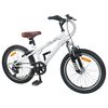 vidaXL Kids Mountain Bike 20 Zoll 6-Speed f&uuml;r 5-8 Jahre alt Wei&szlig;