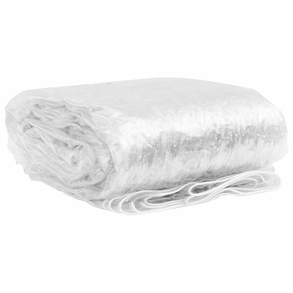 vidaXL Transparente Plane mit &Ouml;sen 1x10 m PVC