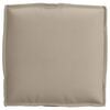 vidaXL Kissen 2 pcs Taupe 40 x 40 x 8 cm Oxford-Stoff