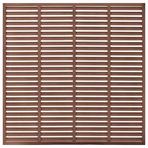 vidaXL Lamellenzaun WPC 180x180 cm Braun