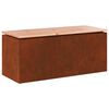 vidaXL Gartenbank 2 -Seater 100 x 40 x 43 cm Rostig Rechtwinklig