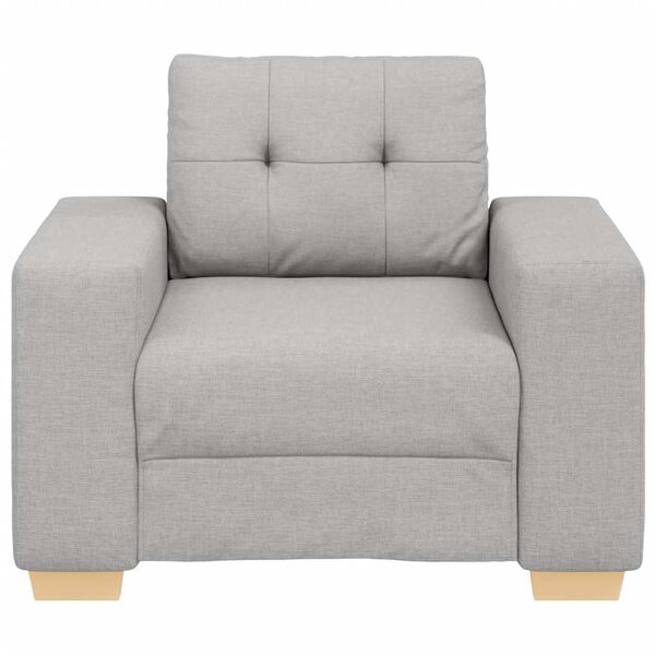 vidaXL Sofa-Sessel Wolkengrau 100x78x80 cm Stoff