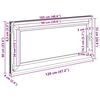 vidaXL Kellerfenster RISOR 120x60 cm Dreh Kipp DIN Links Wei&szlig;