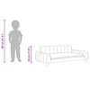 vidaXL Kindersofa Dunkelgrau 90x53x30 cm Stoff