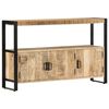 vidaXL Beistellschrank 120x30x75 cm Massivholz Mango