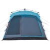 vidaXL Familienzelt für 7 Personen Blau Quick Release
