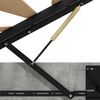 vidaXL Ottoman Bettgestell Betongrau 100 x 200 cm Holzwerkstoff