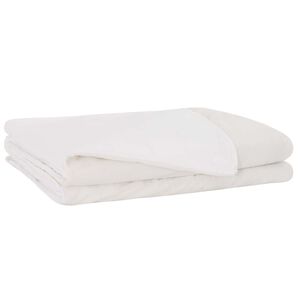 vidaXL Gewichtsdecke Wei&szlig; 122 x 183 cm 5 kg 100% Baumwolle 205T