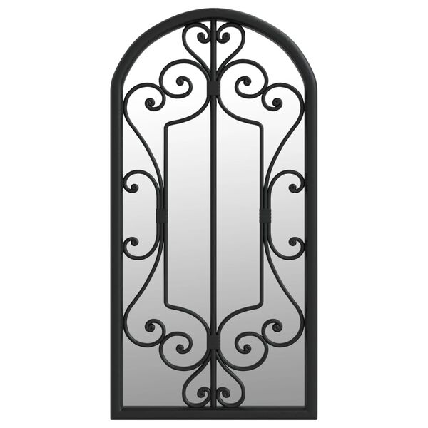 vidaXL Spiegel Schwarz 70x30 cm Eisen für den Innenbereich