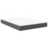 vidaXL Bettmatratze mit Matratze Grau 160 x 200 cm Stoff