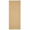 vidaXL Teppich Natur Sisal 80x200 cm
