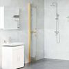 vidaXL Walk-in Duschwand Gold 70 x 6.5 x 190 cm Energiesparendes Glas