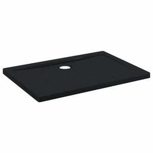 vidaXL Duschbodenablage mit Punkten 100 x 70 x 4 cm ABS Schwarz