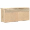 vidaXL Schuhbank Sonoma-Eiche 102x30,5x45 cm Holzwerkstoff