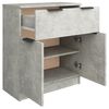 vidaXL Sideboard Betongrau 60x30x70 cm Holzwerkstoff