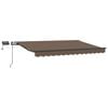 vidaXL Ausziehbare Markise Taupe 600 x 300 cm Stoff und Aluminium