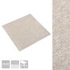 vidaXL Teppich 20 pcs Hellbeige 50 x 50 cm 100% Polypropylen