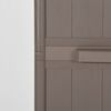 vidaXL Gartenschrank Braun 65x45x172 cm PP Holz-Optik