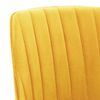 vidaXL Esszimmerst&uuml;hle 4 Stk. Drehbar Gelb Samt