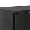 vidaXL Sideboard Hochglanz-Schwarz 71x35x80 cm Holzwerkstoff