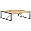 vidaXL Couchtisch 120x120x40 cm Raues Mangoholz