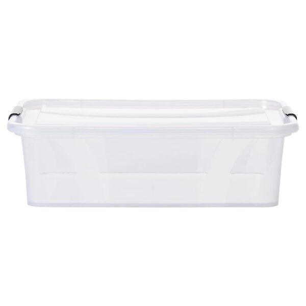 vidaXL Aufbewahrungsboxen mit Deckeln 5 Stk. Transparent 21 L